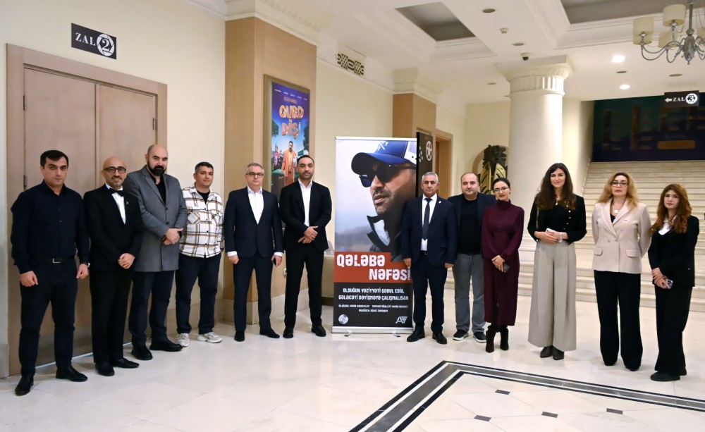 Nizami Kino Mərkəzində "Qələbə nəfəsi" sənədli filminin təqdimatı keçirilib.